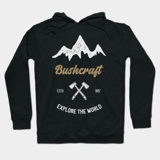 BUSHCRAFT EXPLORE THE WORLD Hoodie